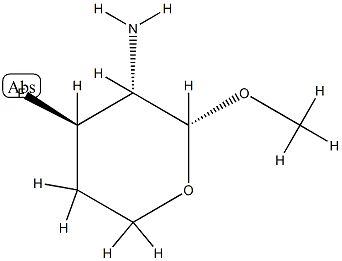 beta-D-threo-Pentopyranoside, methyl 2-amino-2,3,4-trideoxy-3-fluoro- (9CI) CAS#: 89075-93-4