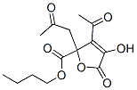 butyl 3-acetyl-2,5-dihydro-4-hydroxy-5-oxo-2-(2-oxopropyl)furoate CAS#: 85237-87-2