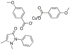 copper, 1,5-dimethyl-2-phenyl-pyrazol-3-one, 4-methoxybenzoate CAS#: 84009-22-3