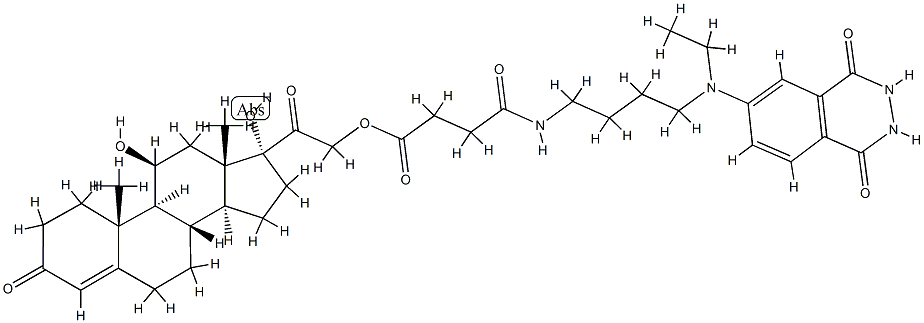 cortisol-21-hemisuccinate-aminobutylethylisoluminol CAS#: 80632-51-5