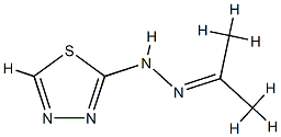 -delta-2-1,3,4-Thiadiazolin-5-one, azine with acetone (7CI) CAS#: 89182-02-5