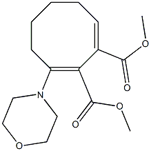 dimethyl (1E,2Z)-3-morpholinocycloocta-2,8-diene-1,2-dicarboxylate CAS#: 88477-16-1