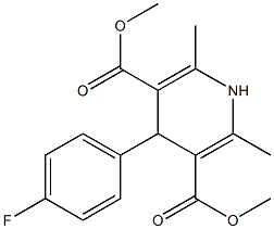 dimethyl 4-(4-fluorophenyl)-2,6-dimethyl-1,4-dihydro-3,5-pyridinedicarboxylate CAS#: 86408-10-8