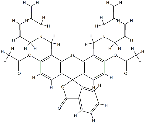 di(methylene diallylamine)fluorescein diacetate CAS#: 85713-99-1