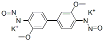 dipotassium 3,3'-dimethoxy-N,N'-dinitrosobiphenyl-4,4'-diamide CAS#: 85650-46-0