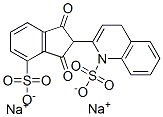 disodium 2-(2,3-dihydro-1,3-dioxosulphonato-1H-inden-2-yl)quinolinesulphonate CAS#: 84924-83-4