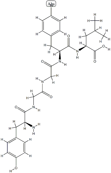 enkephalin-Leu, 4'-bromo-Phe(4)- CAS#: 89705-56-6