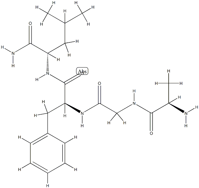 enkephalinamide-Leu, de-Tyr(1)-Ala(2)- CAS#: 84145-88-0
