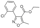 ethyl 3-(2-chlorophenyl)-5-methylisoxazole-4-carboxylate CAS#: 83817-50-9
