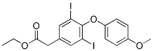 ethyl 3,5-diiodo-4-(4-methoxyphenoxy)phenylacetate CAS#: 85828-82-6