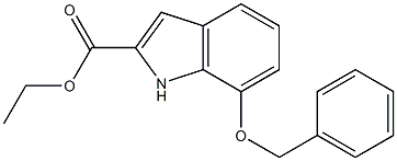ethyl 7-(benzyloxy)-1H-indole-2-carboxylate CAS#: 84639-06-5