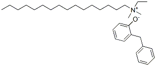 ethylhexadecyldimethylammonium 2-benzylphenolate CAS#: 85940-56-3