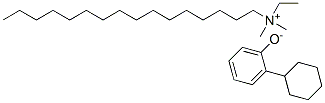 ethylhexadecyldimethylammonium 2-cyclohexylphenolate CAS#: 85940-52-9