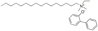 ethylhexadecyldimethylammonium 2-phenylphenolate CAS#: 85940-58-5