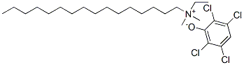 ethylhexadecyldimethylammonium 2,3,5,6-tetrachlorophenolate CAS#: 85940-51-8
