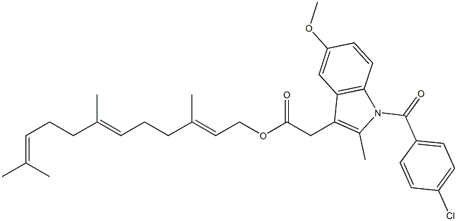 indomethacin farnesil CAS#: 85801-02-1