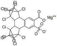 magnesium 1,2,3,4,5,6,7,8,13,13,14,14-dodecachloro-1,4,4a,4b,5,8,8a,12b-octahydro-11-sulphonato-1,4:5,8-dimethanotriphenylene-10-carboxylate CAS#: 84297-66-5