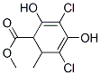 methyl 3,5-dichloro-2,4-dihydroxy-6-methylcyclohexa-2,4-diene-1-carboxylate CAS#: 85117-73-3
