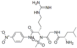 methylsulfonylleucyl-glycyl-arginine-4-nitroanilide CAS#: 83160-48-9