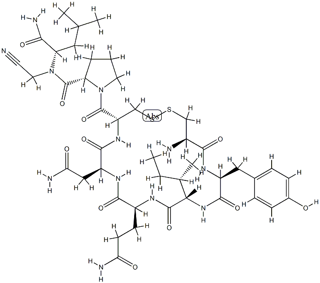 oxytocin, 9 alpha-aminoacetonitrile- CAS#: 82031-30-9