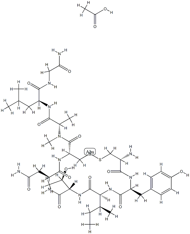 oxytocin, Thr(4)-N-MeAla(7)- CAS#: 86969-97-3