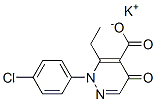 potassium 2-(4-chlorophenyl)-3-ethyl-5-oxo-pyridazine-4-carboxylate CAS#: 82697-71-0