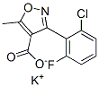 potassium 3-(2-chloro-6-fluorophenyl)-5-methylisoxazole-4-carboxylate CAS#: 83817-49-6