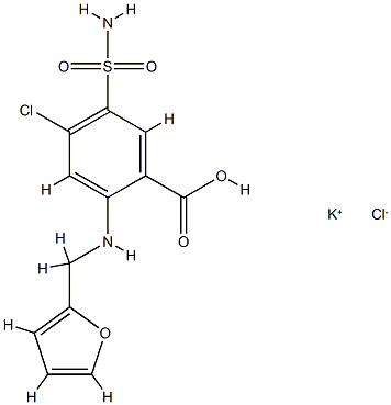 potassium 4-chloro-2-(2-furylmethylamino)-5-sulfamoyl-benzoic acid chl oride CAS#: 84788-22-7
