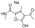 sodium 4-acetyl-5-hydroxy-N,3-dimethylfuran-2-carboxamidate CAS#: 84912-09-4