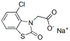 sodium 4-chloro-2-oxo-2H-benzothiazole-3-acetate CAS#: 85272-51-1