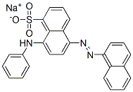 sodium 5-(1-naphthylazo)-8-(phenylamino)naphthalenesulphonate CAS#: 83006-58-0