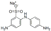 sodium 5-amino-2-(4-aminoanilino)benzenesulphonate CAS#: 85135-98-4