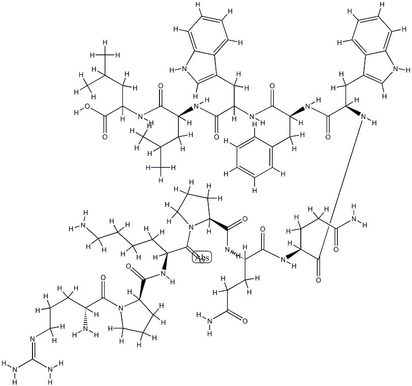 substance P, Arg(1)-Pro(2)-Trp(7,9)-Leu(11)- CAS#: 83374-71-4