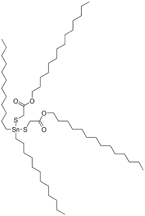 tetradecyl 4,4-didodecyl-7-oxo-8-oxa-3,5-dithia-4-stannadocosanoate CAS#: 83833-23-2