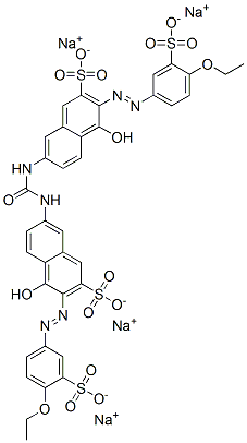 tetrasodium 7,7'-(carbonyldiimino)bis[3-[(4-ethoxy-3-sulphonatophenyl)azo]-4-hydroxynaphthalene-2-sulphonate] CAS#: 83763-82-0