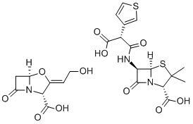 ticarcillin-clavulanic acid CAS#: 86482-18-0