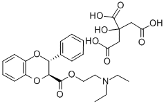 trans-2-(Diethylamino)ethyl 2,3-dihydro-3-phenyl-1,4-benzodioxin-2-car boxylate citrate CAS#: 80428-15-5