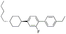 trans-4'-ethyl-2-fluoro-4-(4-pentylcyclohexyl)-1,1'-biphenyl CAS#: 83171-55-5