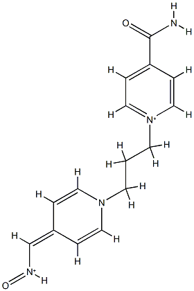 trimethylene-1-(4-aldoximinopyridinium)-1'-(4-carboxamidopyridinium) CAS#: 80466-19-9