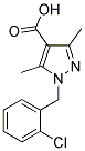 1-(2-CHLORO-BENZYL)-3,5-DIMETHYL-1H-PYRAZOLE-4-CARBOXYLIC ACID CAS#: 882233-17-2