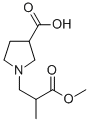 1-(2-METHOXYCARBONYL-PROPYL)-PYRROLIDINE-3-CARBOXYLIC ACID CAS#: 886366-35-4