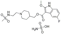(1-(2-(MethylsulfonaMido)ethyl)piperidin-4-yl)Methyl 5-fluoro-2-Methoxy-1H-indole-3-carboxylate sulfaMate CAS#: 859502-43-5