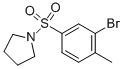 1-(3-BROMO-4-METHYLPHENYLSULFONYL)PYRROLIDINE CAS#: 850429-75-3