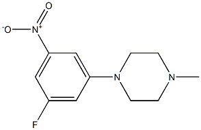 1-(3-Fluoro-5-nitrophenyl)-4-Methylpiperazine CAS#: 857267-08-4
