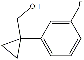 1-(3-Fluorophenyl)cyclopropaneMethanol CAS#: 886366-36-5