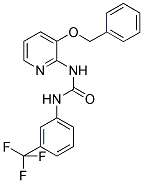 1-(3-TRIFLUOROMETHYLPHENYL)-3-(3-BENZYLOXY(2-PYRIDYL))UREA CAS#: 877459-38-6
