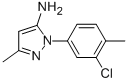 1-(3-chloro-4-methylphenyl)-3-methyl-1H-pyrazol-5-amine CAS#: 866472-29-9