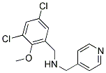1-(3,5-DICHLORO-2-METHOXYPHENYL)-N-(PYRIDIN-4-YLMETHYL)METHANAMINE CAS#: 880809-46-1