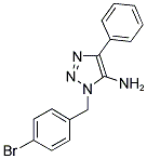 1-(4-BROMOBENZYL)-4-PHENYL-1H-1,2,3-TRIAZOL-5-YLAMINE CAS#: 885950-28-7
