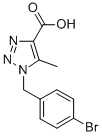 1-(4-BROMOBENZYL)-5-METHYL-1H-1,2,3-TRIAZOLE-4-CARBOXYLIC ACID CAS#: 845885-94-1